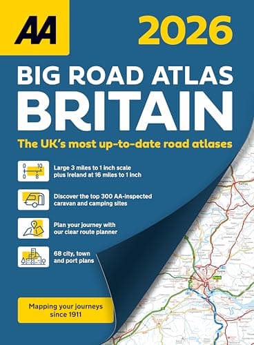 Image of AA Big Road Atlas Britain 2026 paperback (AA Road Atlas) (AA Road Atlas Britain) (AA UK Atlas Britain)