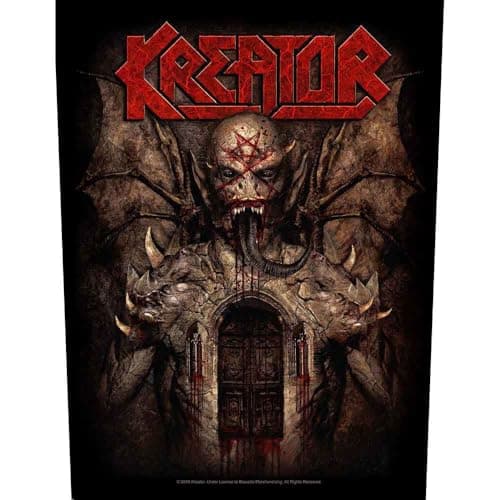 Image of Kreator Back Patch God of Violence Band Logo Official Black One Size