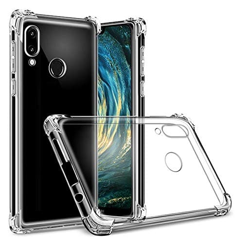 Image of Hually Case for Huawei P20 lite, P20 lite case Crystal Clear [Slim-Fit] [Anti-Scratch] [Shock Absorption] Phone Cover for Huawei P20 Lite/Nova 3E Case,Transparent Silicone TPU