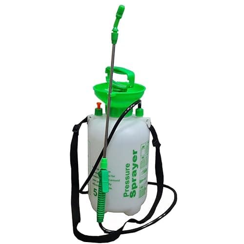 Image of EPISENT 5 L Pressure Pump Sprayer, Garden Pump Sprayer with Adjustable Mist and Jet Nozzle, 60 cm Lance, Carry Strap, Leakproof Tank, Weed Killer Patio Roof Cleaning Sprayer