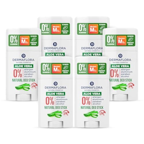 Image of Aloe Vera Deodorant Stick – 50ml | Aluminium Free Deodorant Stick for Men & Women | Natural, Gentle & Long-Lasting Deo for Sensitive Skin (Pack of 6)