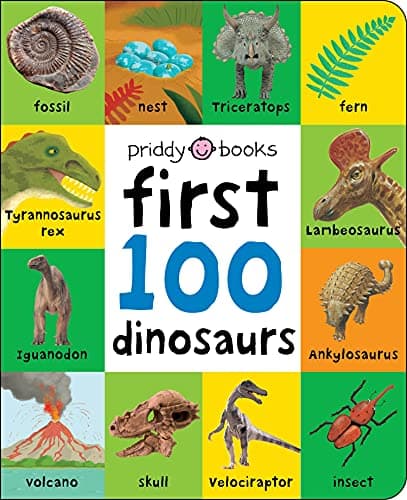 Image of First 100 Dinosaurs: A soft-to-touch, first words book for babies and toddlers (First 100 Soft To Touch)