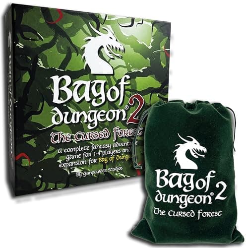 Image of Bag of Dungeon 2: The Cursed Forest | Fantasy Adventure Board Game | Dungeon Crawler RPG | 1–4 Players | Solo & Family Game | Ages 7+