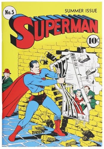 Image of Superman Comic Style Paperback Notebook