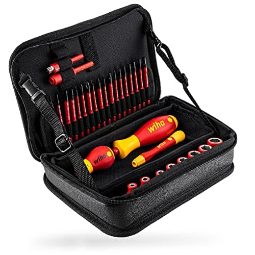 Image of Wiha 7209NK-2002 slimVario Set, Red Yellow, 32 TLG, (43465)
