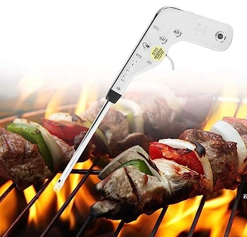 Image of Broco Lighter, 30cm Stainless Iron Lighter, Electronic Fire Pulse Gas Ignitor for Camping, Cooking, Kitchen, BBQ, Desserts, Creme Brulee - Do Need Any Battery or Gas to Assist Spark