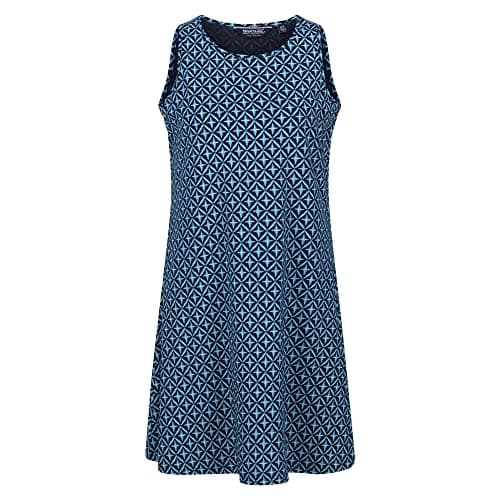 Image of Regatta Womens/Ladies Kaimana Tile Swing Dress (14 UK) (Navy)