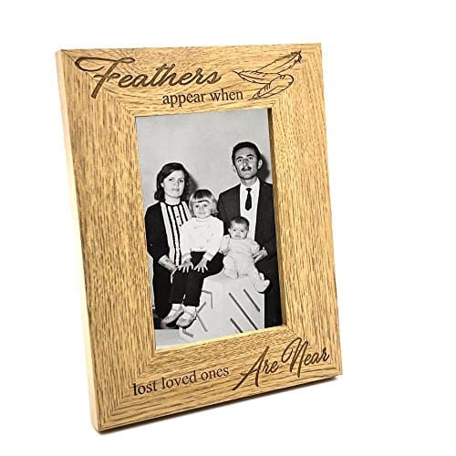 Image of Heaven in our Home Remembrance Photo Frame Memorial Keepsake (4 x 6 Inch)