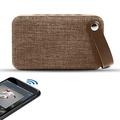 Image of Soundz Fabric Bluetooth Speaker SZ300 - Brown