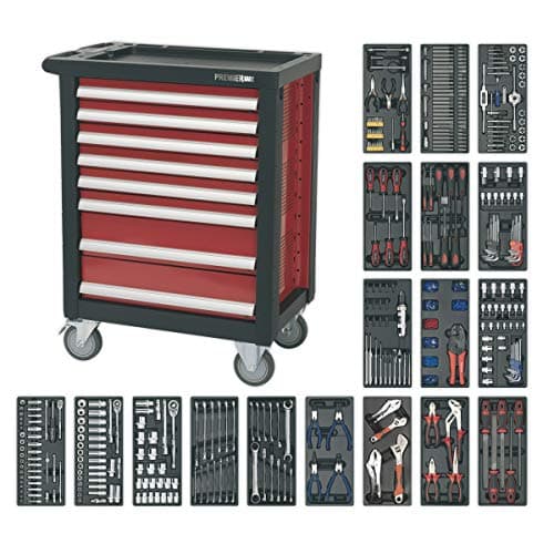 Image of Sealey Ap2408Ttc08 Rollcab 8 Drawer With Ball Bearing Runners And 707Pc Tool Kit