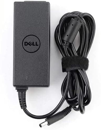 Image of 19.5V 3.34A 65W Slim Black Power Adapter with 4.5mm x 3.0mm Pin Size Charger Compatible with Part Numbers 450-AECO 43NY4 MGJN9 G6J41 UK