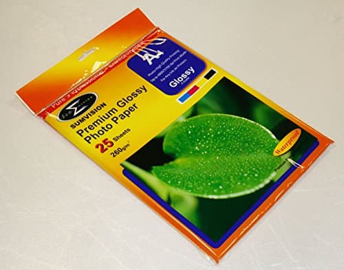 Image of Sumvision Photo Picture Photograph Paper A4 260gm Glossy Photo Paper Premium Professional Gloss Finish Inkjet Printable Photo Paper 25 Sheet Pack.