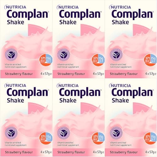 Image of Complan Strawberry Flavour Nutritional Drink 4 X 55G - Pack of 6