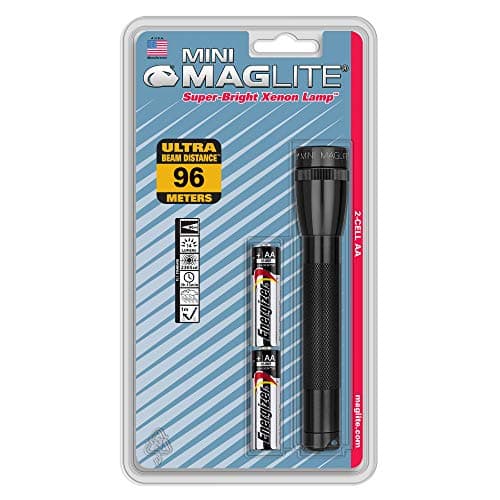 Image of Maglite M2A016L Mini Mag AA Cell Torch in Blister Pack - Black
