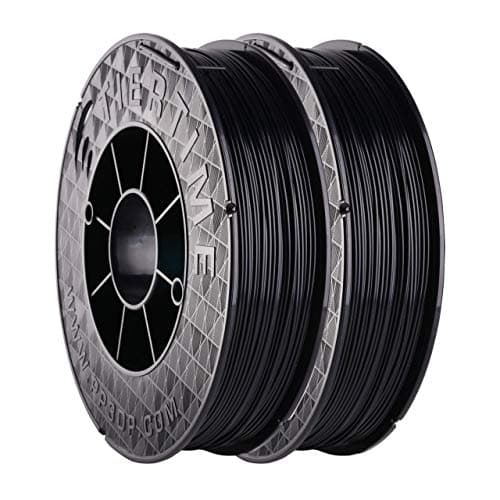 Image of UP Fila Tough ABS 3D Printer Filament, Higher Impact Strength, Low Odor, Consistent 1.75mm Diameter,1KG (500g×2 Spools), Black