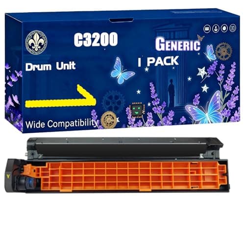 Image of C3200 Drum Unit Compatible for Okidata OKI C3200 C3200N Printers, Black High Yield 14000 Pages Printer Accessories (1 Pack Yellow)
