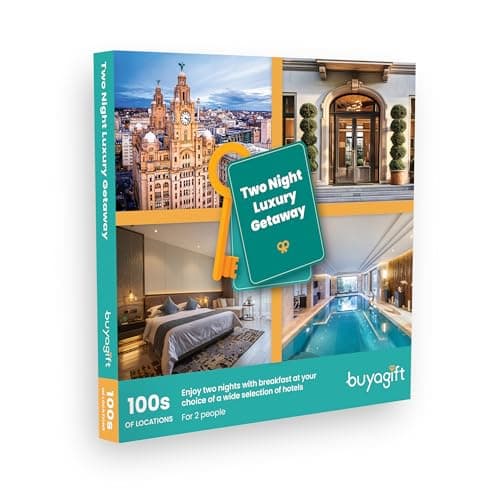 Image of Buyagift 2-Night Luxury Getaway Experience Gift Box for 2 - Over 525 Luxury Breaks With Breakfast Across the UK