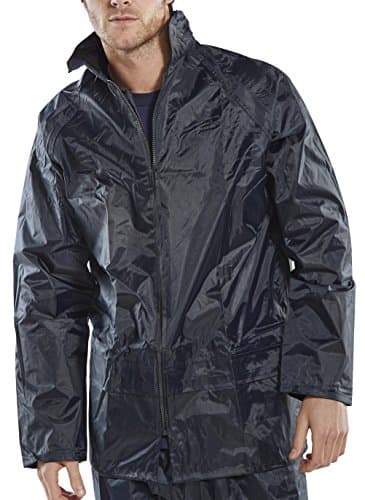 Image of NYLON B-DRI JACKET NAVY BLUE M