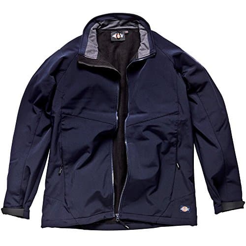 Image of Dickies - Outerwear for Men, Softshell Jacket, Waterproof, Navy Blue, XL