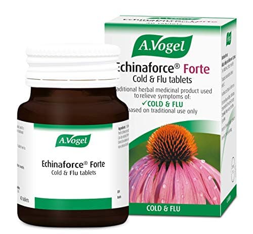 Image of A.Vogel Echinaforce Forte Cold & Flu Tablets 1200mg | Use at First Signs of a Cold | High Strength Echinacea | 40 Tablets