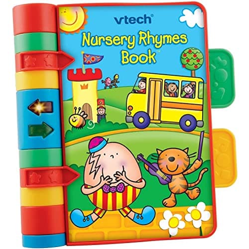 Image of VTech Baby Nursery Rhymes Book, Light Up, Interactive, Musical Baby Book with Sounds and Phrases, Suitable for Babies from 6 Months+, English Version