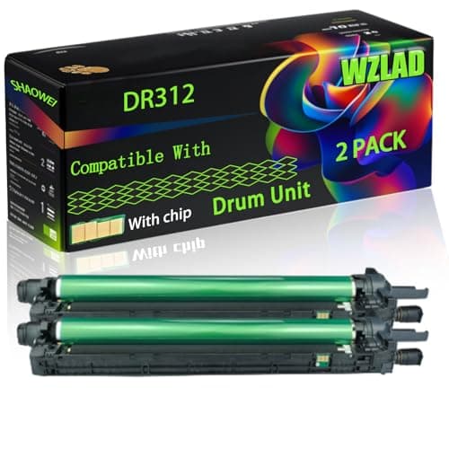 Image of WZLAD DR312 Compatible for Konica Minolta Drum Unit with Chip Bizhub 227 Bizhub 287 Bizhub 367 Printers, High Yield Value Pack Black Consumables Multi-Pack Remanufactured Compatible (2-Pack Black)