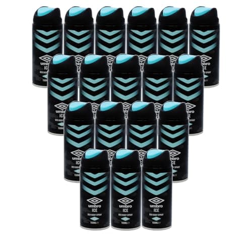 Image of Umbro Ice Deodorant Body Spray - 150ml - (18 Pack) - (With A FREE Fridge Magnet)