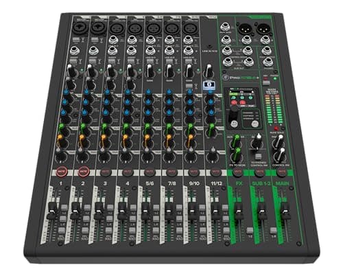 Image of Mackie ProFX12v3+ 12-Channel Analog Mixer with Enhanced FX, USB Recording Modes, and Bluetooth