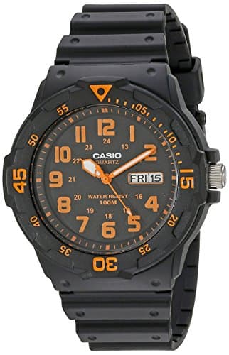 Image of Casio MRW200H-4BV - Men's Watch, Plastic Strap, Black/Black, Strip