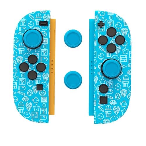 Image of Silicone Protective Cover for Switch 2 for Joy-Con Game Controller, Anti Slip Soft Skin Case for Nintendo Switch 2, Precision Fit Shock Absorbent Lightweight Grip Cover for NS2 Accessories (Blue)