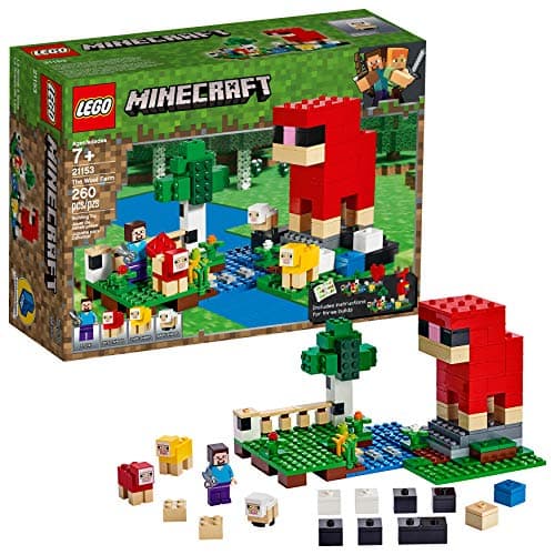 Image of LEGO Minecraft The Wool Farm 21153 Building Kit, New 2019 (260 Pieces)