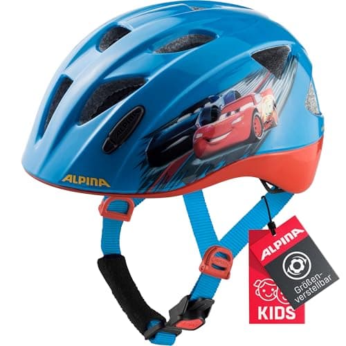 Image of ALPINA Unisex - Children, XIMO DISNEY cycling helmet, Cars, 49-54 cm