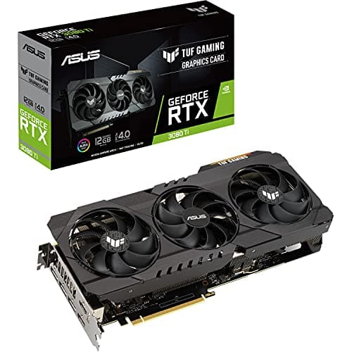 Image of ASUS TUF Gaming NVIDIA GeForce RTX 3080 Ti Graphics Card (PCIe 4.0, 12GB GDDR6X, HDMI 2.1, DisplayPort 1.4a, Dual Ball Fan Bearings, Military-Grade Certification, GPU Tweak II)