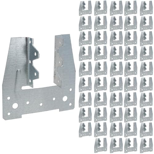 Image of 38mm Truss Clips Galvanised Brackets Fasteners Fixings Rafters to Wall Plates 50pc