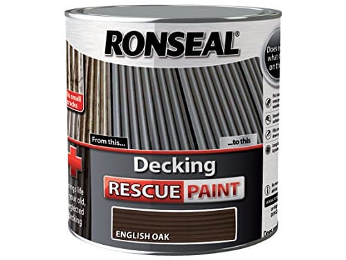 Image of RONSEAL DRPEO25L 2.5 Litre Decking English Rescue Paint - Oak