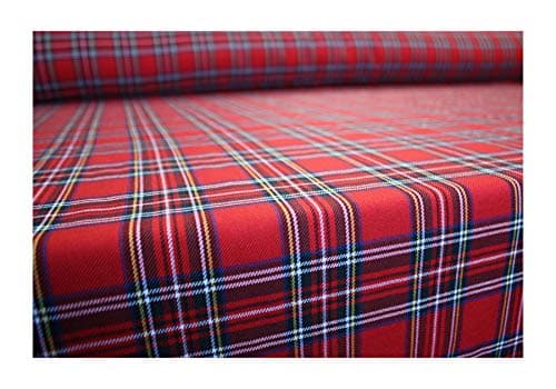 Image of The Dragons Den 145 x 250 cm Traditional Tartan Polyviscose Rectangle Tablecloth Burns Night Christmas Hogmanay Home Decoration [Royal Stewart]
