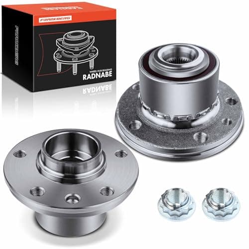 Image of Frankberg 2x Wheel Bearing Hub Front Axle Rear Axle Compatible with T.o.u.a.r.e.g 7L6 7L7 7LA 2.5L MPV 2003-2010 Transporter V 7EA 7EH 7HA 7HH 1.9L-3.2L Box 2003-2015 Replace# 7H0498611