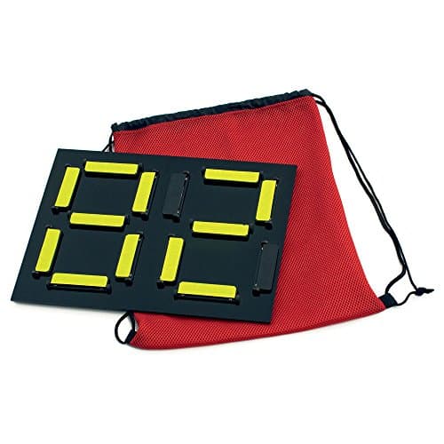 Image of Precision Training Football Substitute Board Red & Yellow Numbers 1 to 99 rrp£32