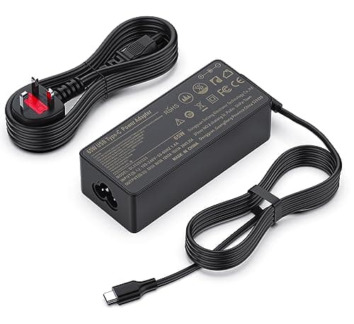 Image of 65W USB C Compatible With Chromebook Laptop Charger, Type-C Power Adapter Compatible With Asus HP Dell Lenovo Acer Samsung Google, Widely Compatible With More Devices With Type-c Interface