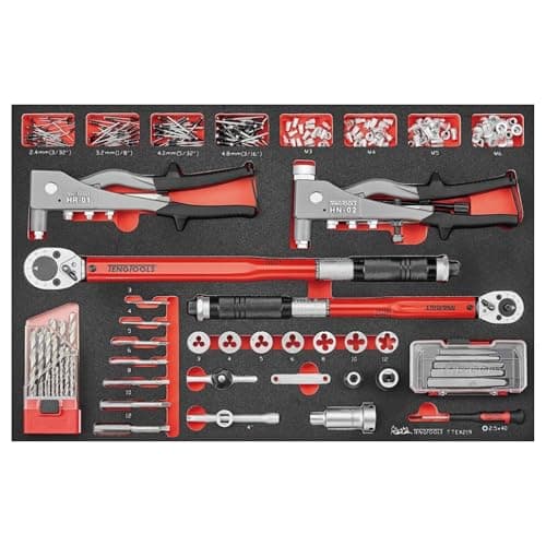 Image of Teng Tools 219 Piece Automotive, Manufacturing & Maintenance EVA Foam Tool Set - TTEX219