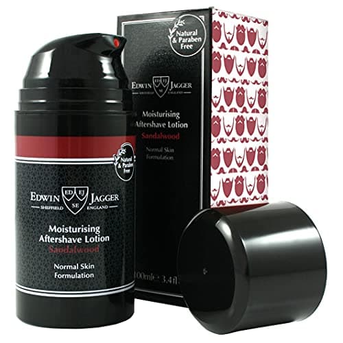 Image of Edwin Jagger 99.9% Natural Moisturising Aftershave Lotion (sandalwood) 100ml Aslsw