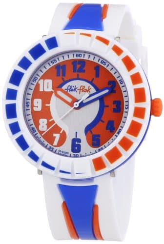 Image of Flik Flak Watches All Around Blue & Orange – Man's Quartz Watch Multicolor