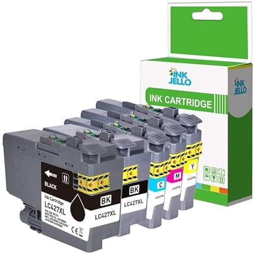 Image of Inkjello Compatible LC427XL Ink Cartridge Replacement For Brother HL-J6010DW MFC-J5955DW MFC-J6955DW MFC-J6957DW MFC-J6959DW Black 6,000 pages and Colour 5,000 pages (5-Pack)