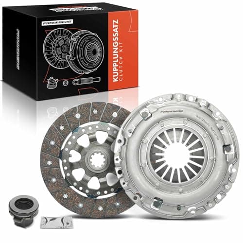 Image of Frankberg Clutch Kit with Release Bearing Compatible with 3 Series E46 320i-325i 2.0L-2.5L 1998-2003 5 Series E39 520-525 2.0L 2.5L 1996-2003 Z4 Road.ster E85 2.5i 2.5L 2003-2003 Replace# 21211223639