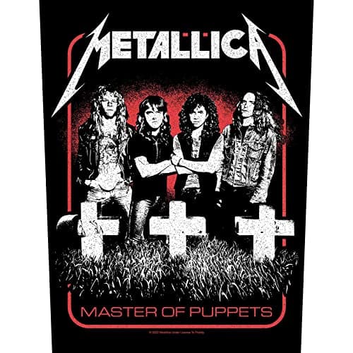 Image of Metallica Master Of Puppets Band Back Patch, multicoloured, One size