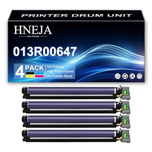 Image of HNEJA 7425 7428 7435 Drum Unit, Compatible 013R00647 Imaging Unit for Xerox WorkCentre 7425 7428 7435 Printer,4 Colors-1 Pack