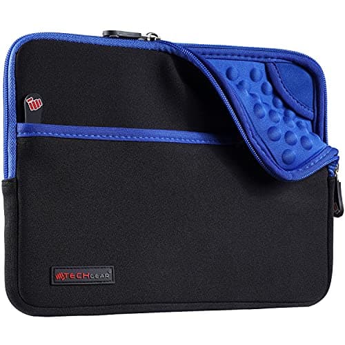 Image of TECHGEAR Universal Neoprene Padded Sleeve Case for 9-11" Tablets: iPad Pro/Air 11", iPad A16 10.9", iPad 10.2", Samsung Tab A11 Plus A9+ S10 Lite S9 FE, Lenovo Tab M10 - Shockproof Zipped Pouch