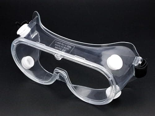 Image of Safety Glasses Eye Protection Goggles Anti Fog Anti Dust Splash Proof Industrial Protective Wraparound Plastic Eyewear Clear Security UV Protectant Over Spectacles For Construction Laboratory (1Pc)