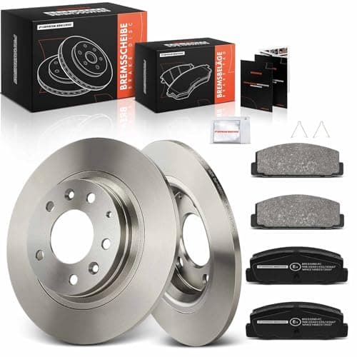 Image of Frankberg Brake Kit incl. 2x Brake Disc + 4x Brake Pad Rear Compatible with 6 Estate GH 6 Hatchback G.G 6 Station Wagon G.Y Replace# GFYY26251