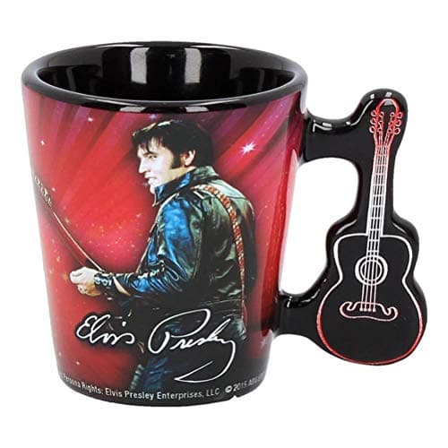 Image of Nemesis Now Elvis '68 Espresso Cup, Red